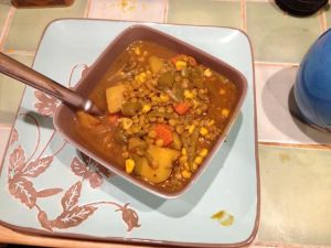 curried lentil vegetable soup